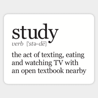 Definition of Study Sticker